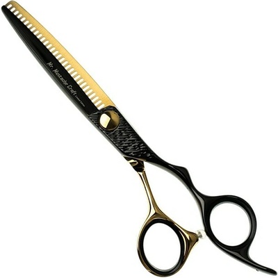Mr. Mustache Efilačné nožnice Craft Black-Gold 5,5"