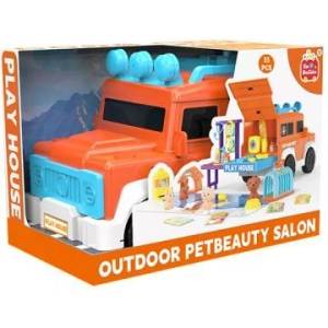 Man Yuk Toys Комплект играчки коли за грижа за животните - 33 части