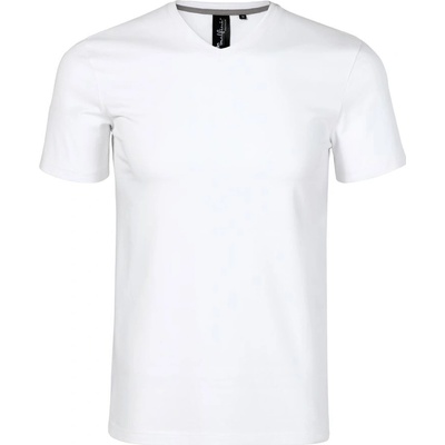 Malfini pánske tričko Action V-neck biele