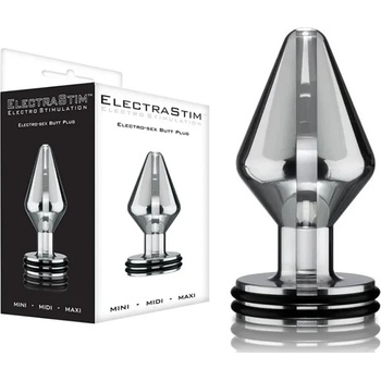 Метален анален плъг, електростимулиращ, 12, 2см. - Electro Butt Anal Plug (D-227123)