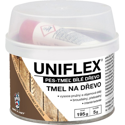 Uniflex PES-TMEL tmel na drevo 200 g biela