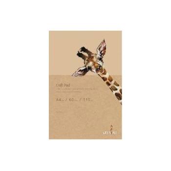 Eurocom Пад крафт хартия Creative Art А4 110г 60 листа