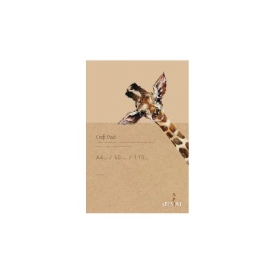Eurocom Пад крафт хартия Creative Art А4 110г 60 листа