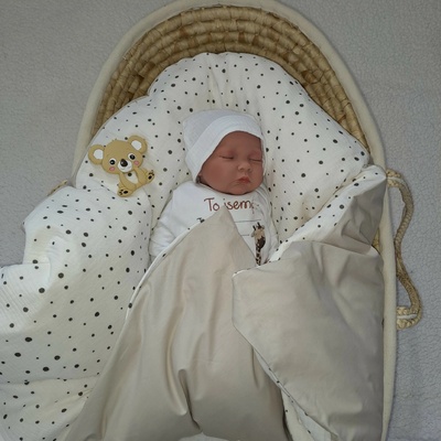 Pro útulný domov Péřová zavinovačka Puntík s béžovou – Sleviste.cz