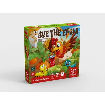 Hape Настолна игра Hape - Спаси фермата (H4313)
