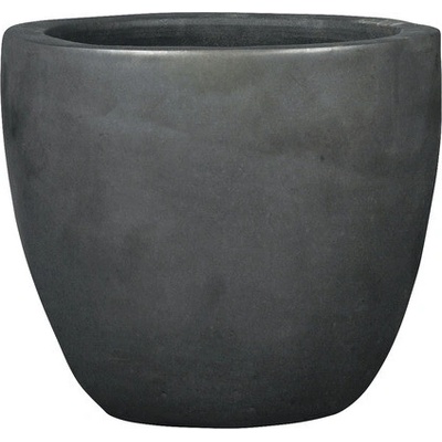 Lafiora Kvetináč keramický Oslo 37 cm glazovaný antracitový