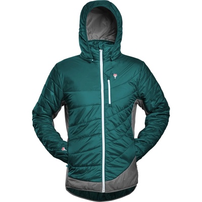 Grüezi Bag Мъжко вълнено яке Grüezi Bag Refreshful Silkwool Jacket Insulation jacket - Ocean Green / Grey - размер XL (005-5126-0614)