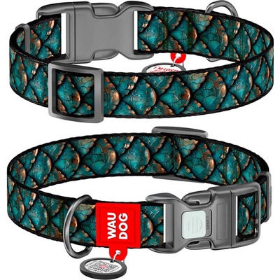WAUDOG obojek nylon Mystické šupiny QR