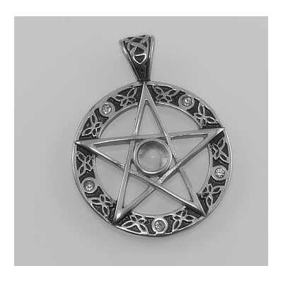 SteelArt Ocelový přívěsek Pentagram No. 28 OCPRIV220240