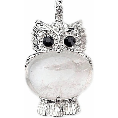 Nefertitis Křišťál třpytivý fashion přívěsek v podobě sovy NF6548