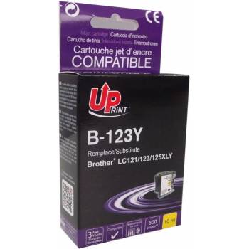 Compatible Съвместима мастилница UPRINT LC121/123/127 BROTHER, Yellow (LF-INK-BROT-LC123-121Y-UP)