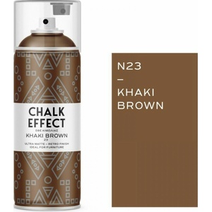 COSMOS LAC СПРЕЙ БОЯ ТЕБЕШИРЕНА chalk efefect 400мл 23 khaki brown (06522)