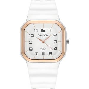 WoMaGe Часовник le-12665 - Бял kp12665 Часовници