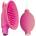 X Fun Вагинална помпа с клиторен стимулатор "naughty bunny pink" 10 см