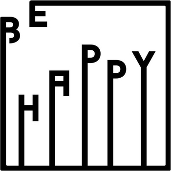 Wallity Метална декорация за стена Be Happy - Wallity (263HMS2016)