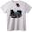 NOONEBRAND Тениска Кола с Зъби - 6XL, White