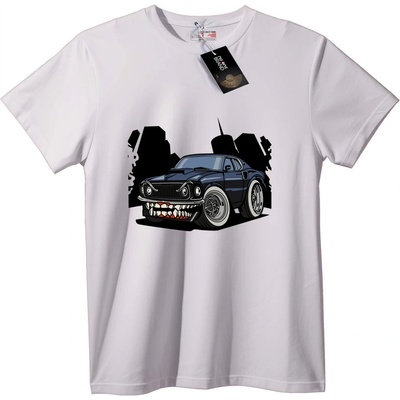 NOONEBRAND Тениска Кола с Зъби - 6XL, White