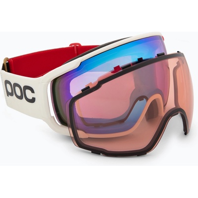 POC Скиорски очила POC Zonula rouge/blanc/partly sunny blue