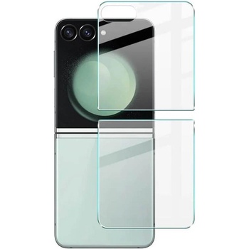 IMAK Комплект Стъклени Протектори за Samsung Z Flip 5, Imak Back Front Glass, Прозрачен (6957476883467)