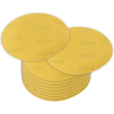 DEMA Brúsny papier pre excentrickú brúsku 115 mm P320, 10 ks