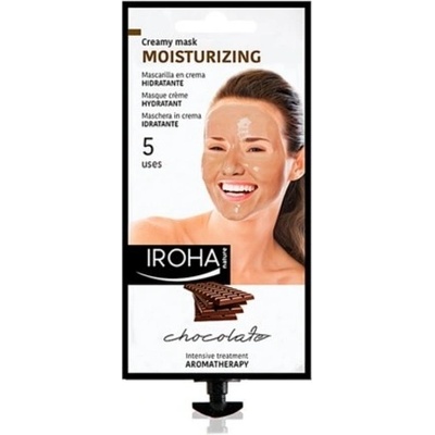 Iroha Moisturizing Creamy Mask Chocolate hydratačná aromaterapeutická krémová maska s kakaom a bambuckým maslom 25 g