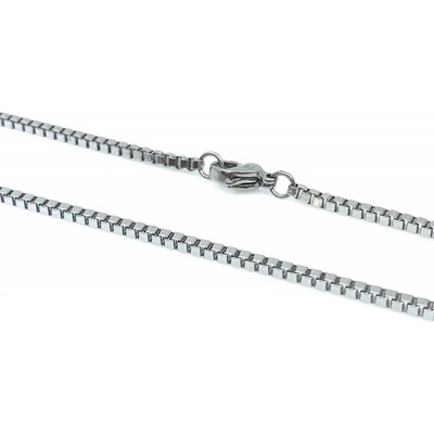 Jan Kos jewellery Řetízek z oceli typu kostka 12106381