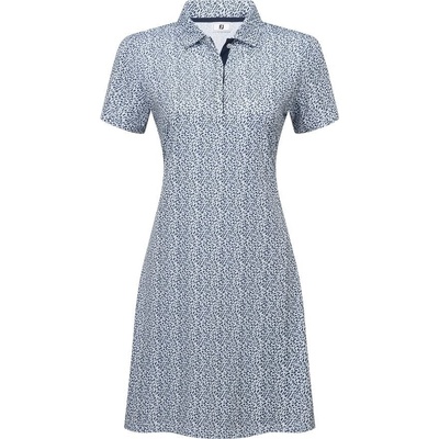 FootJoy Animal Print Dress White Skyway