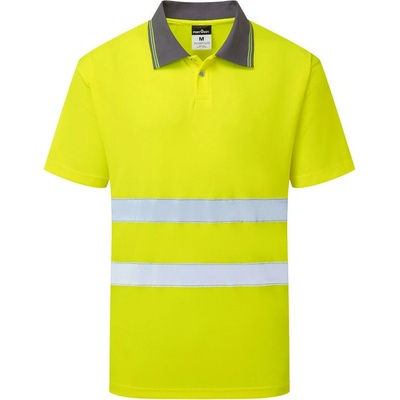 Portwest Polokošile ES477 ES1 Essential Hi-Vis S/S reflexní krátký rukáv Žlutá 4XL