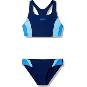 Speedo Дамски комплект бикини Speedo Women's Colourblock Splice 2 Piece 2.0 Bikini - Peacoat / Glacier Blue / Moonlight Lavender - размер 38 (EU) (150-4406-0713)