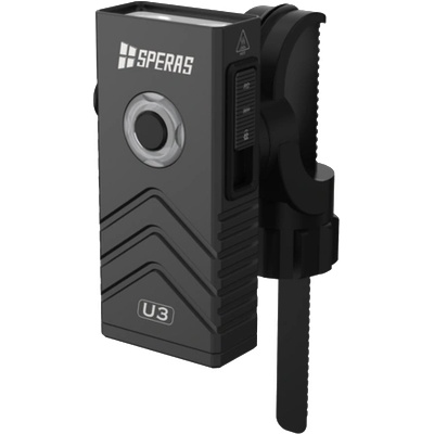 SPERAS Многофункционално EDC фенерче U3, черно (U3 Black)