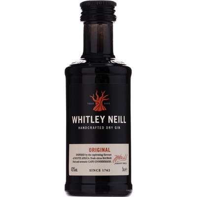 Whitley Neill Handcrafted Dry Gin 43% 0,05 l (holá láhev)