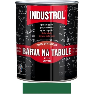 BARVY A LAKY HOSTIVAŘ, a.s. Industrol S2122 barva na školní tabule, 0570 zeleň na vagóny 0,6L