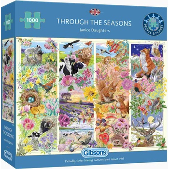 Gibsons - Puzzle Through the Seasons - 1 000 piese