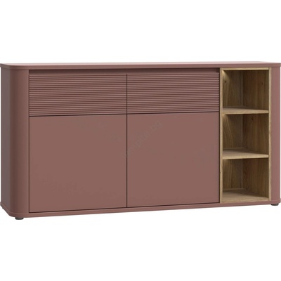 FORTE Комод inar кафяв/дъб (fr0008)