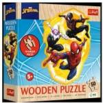 Trefl Wooden puzzle 50 SpiderMan ready for action TREFL