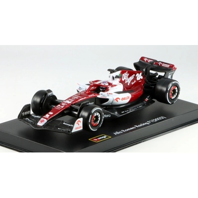 Bburago Alfa Romeo F1 C42 Orlen Racing 24 2022 s figurkou řidiče 1:43