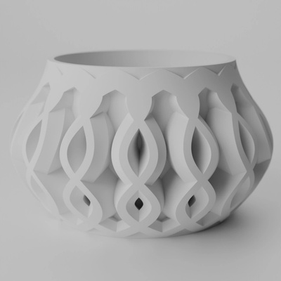 Kvetináč Cylas Priemer otvoru: 200-220mm, Farba produktu: Biela