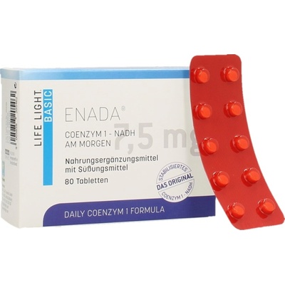ENADA Coenzym1 - N. A. D. H 7, 5 mg - 80 таблетки