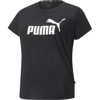 PUMA Дамска тениска Puma Ess Logo Tee Plus T-Shirt Womens - Puma Black