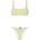 Protest Clue Bandeau bikini - Yellow (Sour Green)