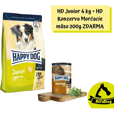 Happy Dog Giant Junior Lamb & Rice 4 kg