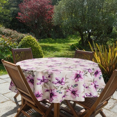 Eurofirany záhradný vodeodolný obrus Garden kvety (FI) 150cm