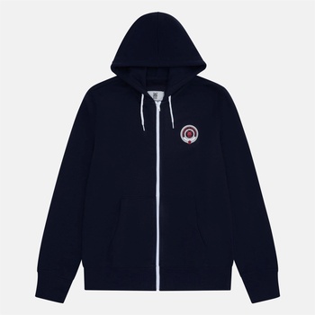 Fenchurch Поларено яке Fenchurch Men's Crest Full Zip Fleece Jacket - Navy