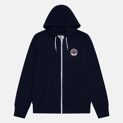 Fenchurch Поларено яке Fenchurch Men's Crest Full Zip Fleece Jacket - Navy