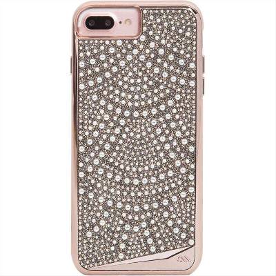 Case-Mate Brilliance Case - кейс с висока защита и кристали за iPhone 8 Plus, iPhone 7 Plus, iPhone 6S Plus, iPhone 6 Plus (златист)