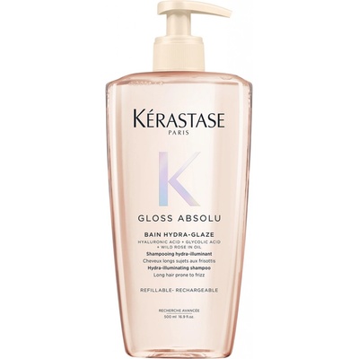 Kérastase Gloss Absolu Bain Hydra-glaze - šampon pro vlasy se sklonem ke krepatění 500 ml
