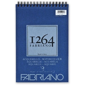 Fedrigoni 1264 Акварел 300g A4 30 листа с подвързия на спирала блок за акварел 19100649 (19100649)