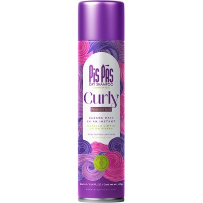 Pis Pas suchý šampon na vlasy Curly 200 ml