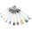 Wild Country Комплект Wild country Rocks On Wire Set 1-10 Nut - Violet (325-0059-0111)