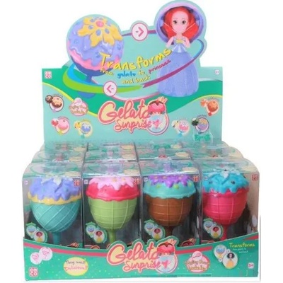 Кукла сладолед Мелба с четка - лилава gelato